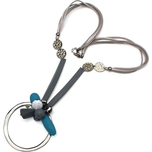 2021 New Leather Necklace & Pendants Series Gothic Women Black Punk Pendant Necklaces Vintage Dress Party Dance Gift