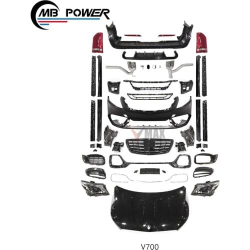 2021 New V700 Style V Class w447 Vito V260 V250 Body Kit for w447 Vito V260 V250 Headlamp Tailights Hood and Bumpers
