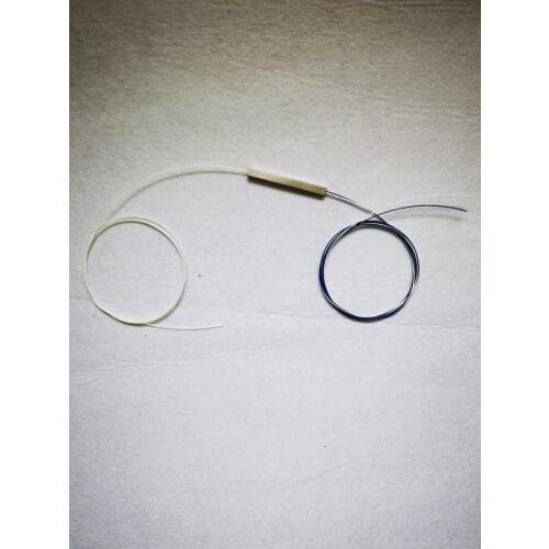 60pcs/lot different model 1x2 0.9mm FBT splitter without connector5/95 15/85 25/75 35/65 45/55