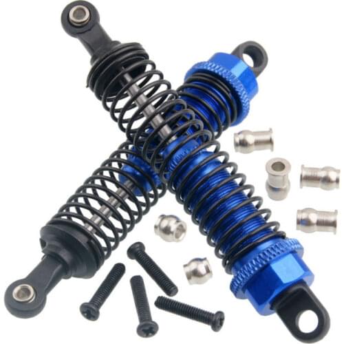 HuanQi 283004 Silver Front Shock Absorber 2P For RC 1/16 1/18 Off Road Buggy