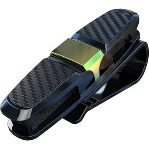 Car Auto Sun Visor Clip Holder for Reading Glasses Sunglasses Eyeglasses Card Case