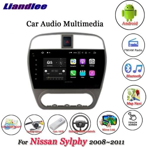 Car Android System For Nissan Sylphy 2008 2009 2010 2011 Multimedia Stereo Player Radio Video GPS Navigation