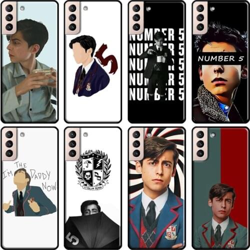Aidan Gallagher Number Five Case For Samsung Galaxy S21 Ultra S10 S8 S9 Note 10 Plus Note 20 S10e S20 FE Phone Cover
