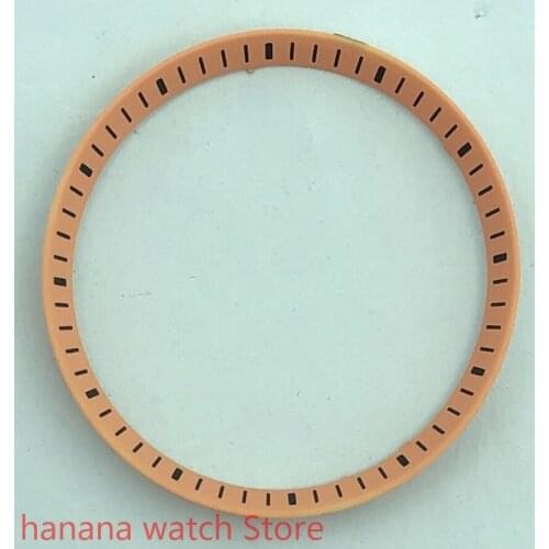 Watch Parts Case Plastic 30.3mm Chapter Ring orange Suitable for NH35 NH36 Movement Suitable for 42mm Case
