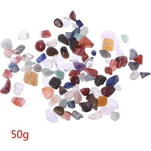 Colored Natural Quartz Healing Stone Rock Wand Specimen Fish Tank Planting Pot