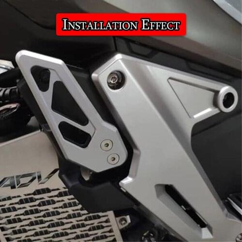 For HONDA ADV150 ADV 150 PCX150 2019 2020 Motorcycle Accessories CNC Rear Foot Pegs Pedal Passenger Footrest Footpegs PCX125