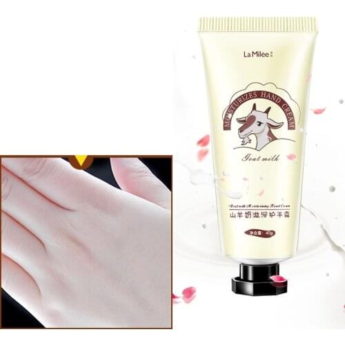 LAMILEE GoatMilk Hand Cream Anti-Dryness Moisturizing Anti-chapping whitening Hand care 40g Hydrating for Winter Repair