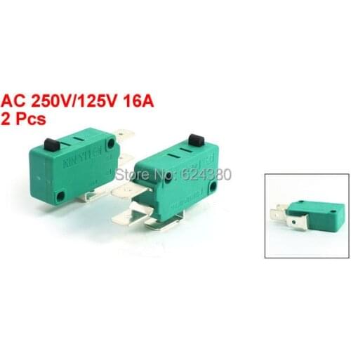 Cherry Arcade Momentary Push Button Limit Basic Micro Switch E-Switch SPDT 1 NO 1 NC 16A 250V AC KW3-0Z Discount x 2 Pcs / Lot