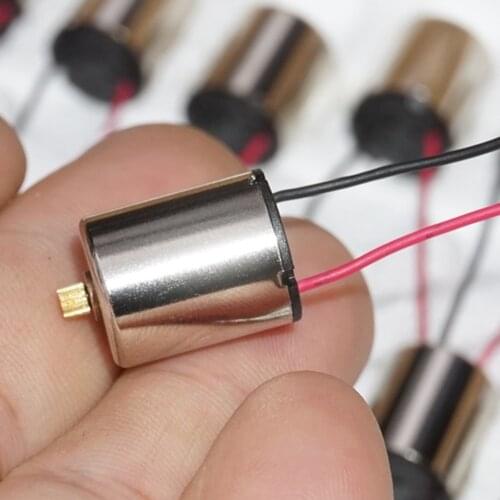 Strong magnetic 1215 coreless motor DC 3V 5V 8V 31000RPM high speed and high torque 5 pole commutator 12mm steering gear motor
