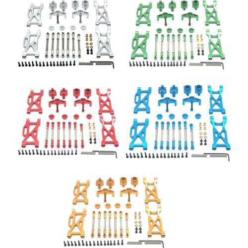 1 Set Metal Alloy Front And Rear Arm C Bushing Bracket for WLTOYS 104001 1/10 Scale RC Cars