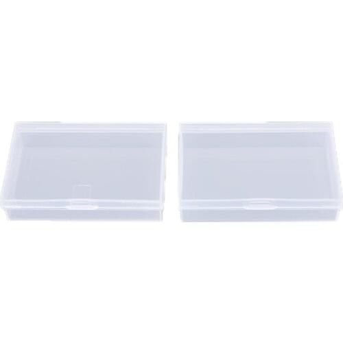2pc Plastic Storage Case Packing Poker Game Card Box For Poker Cards Wholesale Transparent Plastic Boxes Playing Cards Container