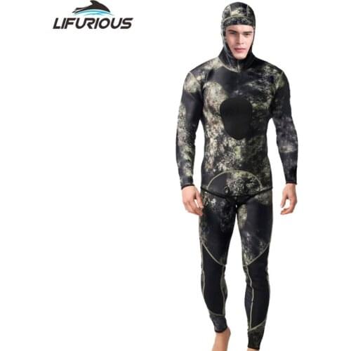 Professional 3mm Swim Wetsuits Mens Diving Suit Split Scuba Snorkel Swimsuit Spearfishing Surfing Jumpsuit Equipment