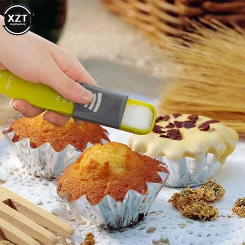 Adjustable Kitchen Scale Plastic Measuring Spoon Milk Powder Baking Quantitative Spoon Kitchen Gadgets Kitchen Accessories Tools