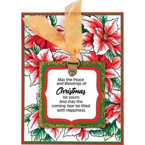 Blessed Merry Christmas Winter Wishes Transparent Clear Stamps Phrases for DIY Scrapbooking Crafts Cards New 2020