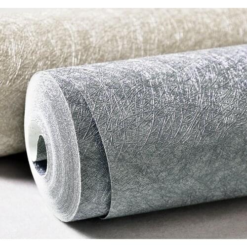 Modern 3D Embossed Grey White Khaki Bedroom Living Room Non Woven Fabric Wallpaper Home Decor Pure Solid Color Wall Paper Rolls
