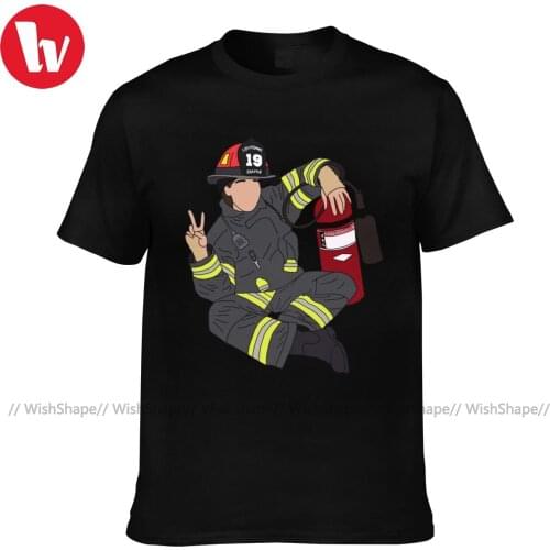 Station 19 T Shirt Cute Cotton Basic T-Shirt Short Sleeve Print Tshirt Plus size Man