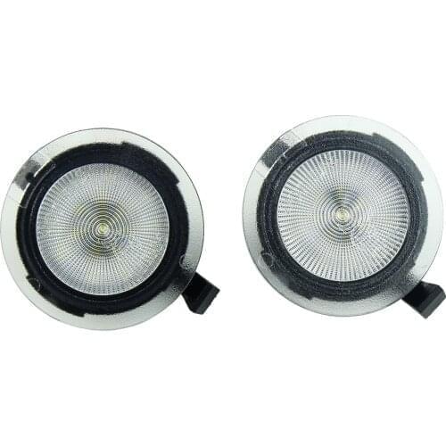 Super Bright White LED Under Side Mirror Puddle Light For Ford Edge Explorer Mondeo Taurus F-150 Pick up Car Styling