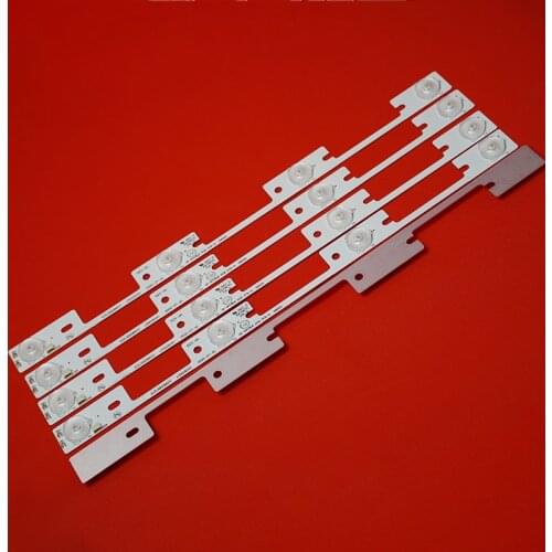 TV LED Bars For Toshiba 40L5400 40L2400 DL3944(A)F DL4045i Backlight Strips Kit 4 LED Lamps Lens 6 Bands KDL40SS662U KDL39SS662U