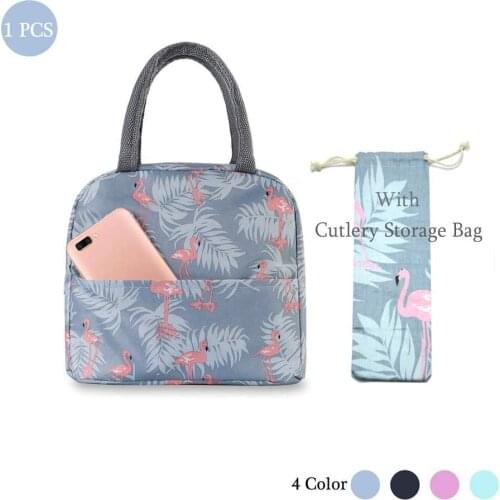 New Baby Food Milk Bottle Storage Insulation Bags Waterproof Oxford Flamingo Bag Lunch Bag Infant Kids Food Warmer Thermal Bag