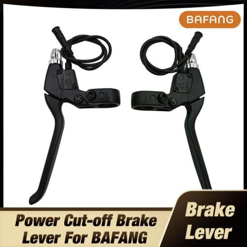 WUXING Brand Aluminum Alloy Power Cut-off Brake Lever For BAFANG Mid Motor Kit Waterproof Connector 3 pins