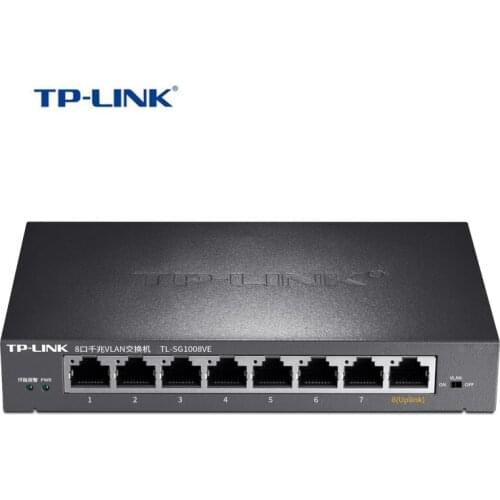 TP-Link 8 port Gigabit VLAN Ethernet switch Steel Metal network Switch Internet switch VLAN switch ( TL-SG1008VE )