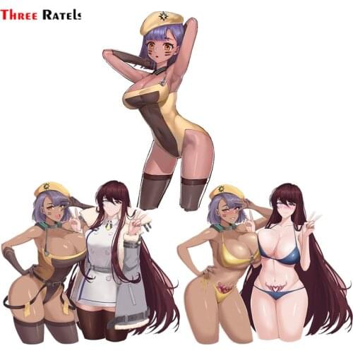 Three Ratels F321 Sexy Girl t 8w Valkyrie Quick Camel Last Origin Sticker For Suitcase Laptop Bumper Car Auto Decor