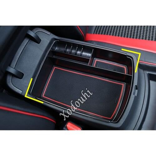 Inner Plastic Cover Storage Trim Container Center Console Cup Holder Gear Box Frame Armrest For Kia Sportage KX5 2019 2020 2021