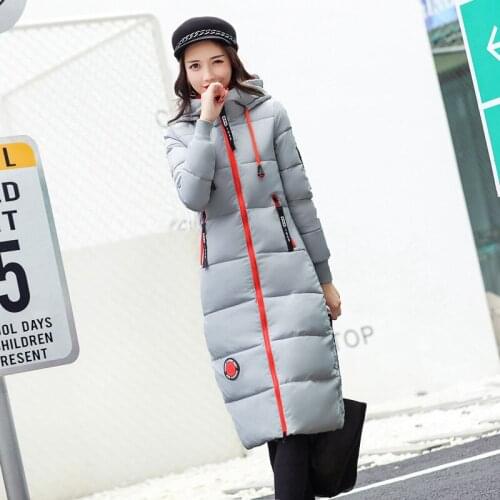 Womens Winter Jacket Parka Warm Long Coat Women Hooded Wadded Jacket Korean Coats Clothing Parkas Mujer 2020 KJ620