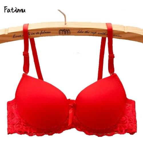 Fatimu Support Underwear Women Push Up Bra Plus Size Lingerie Padded Bra See Through Bra Underwire Bra Soutien Gorge Great Baby