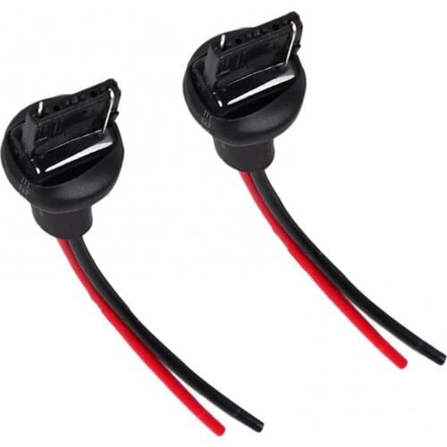 1 Pair 7440 T20 Wiring Harness Heat Resistance Multifunctional Plastic Socket Connector Wiring Harness for Headlight