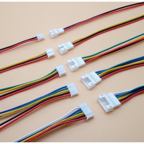 10Pair Micro JST PH 2.0 2P 3P 4P 5P 6PIN Male Female Plug Connector With Wire Cables 100mm