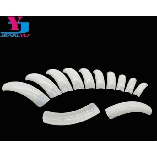 500pcs Half Nail Tips Nature Long False Nail Tips Professional Faux Ongles Nails Salon Practice Acrylic Fake Nails Make Up Tools
