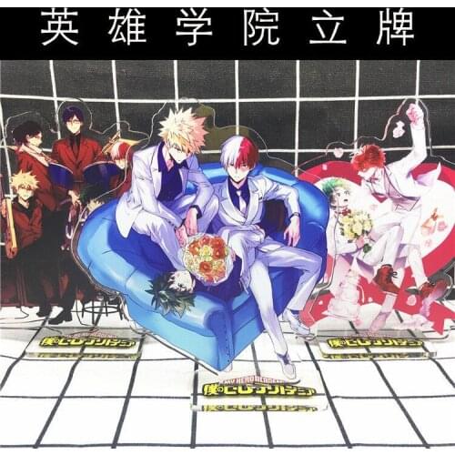 Anime My Hero Academia Acrylic Figure Stand Model Anime Desk Decoration Collection Plate Holder Cosplay