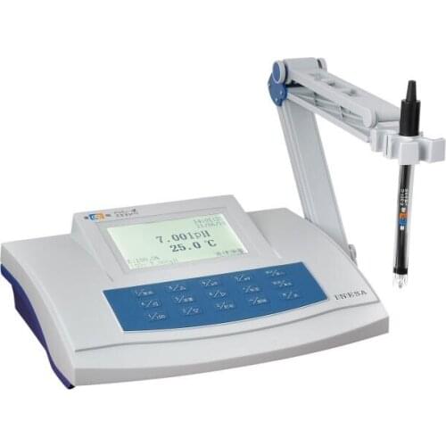 Free Shipping Lab Bench PH Meter Tester (-2.00~20.00)pH Accuracy:+-0.01pH