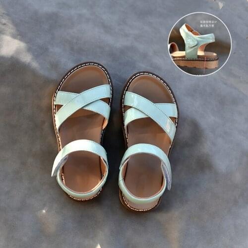 Dolakids Girl Sandal Sheepskin Jelly Shoes Princess Shoes 2021 Summer Baby Casual Beach Shoes Little Girl Soft Soles