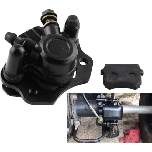 Black Rear Front Brake Caliper 50cc 70cc 90cc 110cc 125cc 150cc 200cc 250cc ATV Go Kart