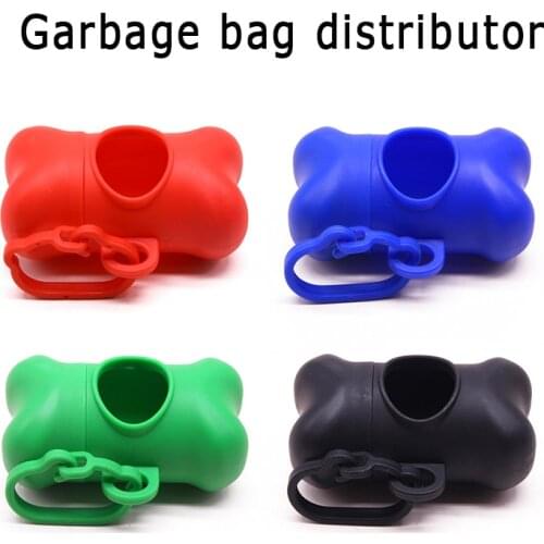 Snailhouse Pet Waste Bag Dispenser For Dog Poop Bags Bone Shape Plastic Pet Small Dog Outdoor Environmental Safety Waste Holder