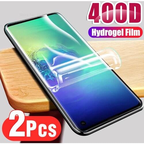 2PCS Film For Samsung Galaxy S10 plus Phone Hydrogel Film Screen Protector For Samsung S10 lite S 10lite 10 e 10e film not glass