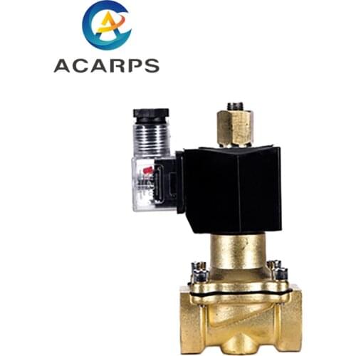 3/4" Brass Normally Open Solenoid Valve IP65 Pipeline Control Switch Valve Water Valve 220V 110V 24V 12V