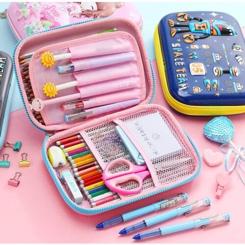 Multifunctional Pencil Case Cute Girl for Boys and Girls Large-capacity Stationery Pencil Case Primary School Students