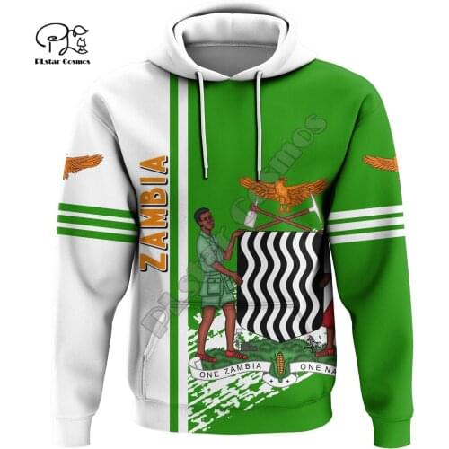PLstar Cosmos Newest Africa Zambia Country Flag Tribe Culture Tattoo Pullover 3DPrint Men/Women Harajuku Autumn Funny Hoodies 12