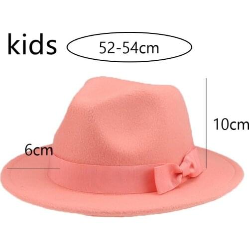 Fedoras Hats Solid Band Purple Blue Green Luxury Hats Outdoor Formal Bowtie Decoration Boys Girls Sun Hats Sombreros De Mujer