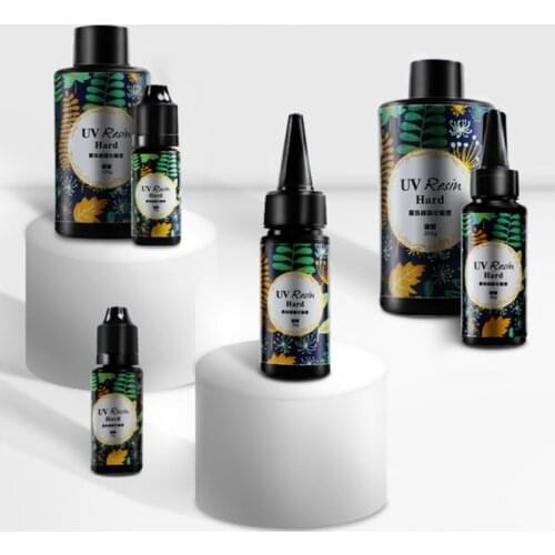 10-100g UV Resin Crystal Clear Hard Type Resin Mold Glue Ultraviolet Curing Resin Sunlight Activated Resin Jewelry Making Crafts