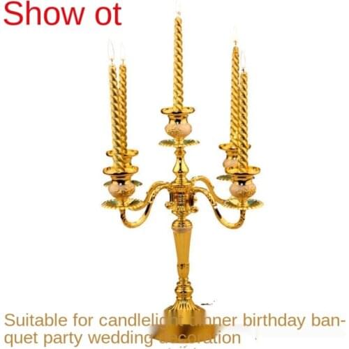 Spiral Candle Romantic Candlelight Dinner Birthday Candle Household Thread European Candlestick Long Brush Holder Red Candle