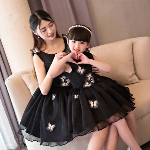 Mother daughter princess wedding dress for family matching clothes mom and daughter dress sisters mother daughter outfits