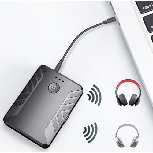 T19 Bluetooth 5.0 o Transmitter and Receiver Call 3 in 1 TV Computer Dual Transmitter One for Two Adapter