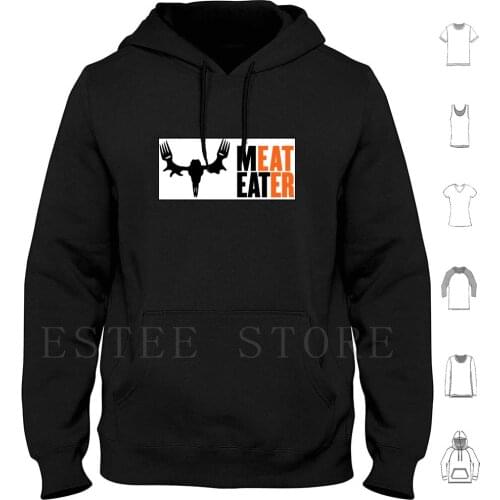 Meat Eater Hoodies Meat Eater Hunting Logo Fishing Deer Buck Hunter Outdoors Bow Hunting Duck Hunting