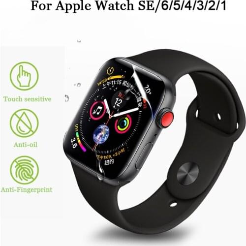 Screen Protectors for Apple Watch Series 6 44mm Protector for Apple Watch 40mm SE 6 5 4 3 2 1 Film for Apple Watch Accessories