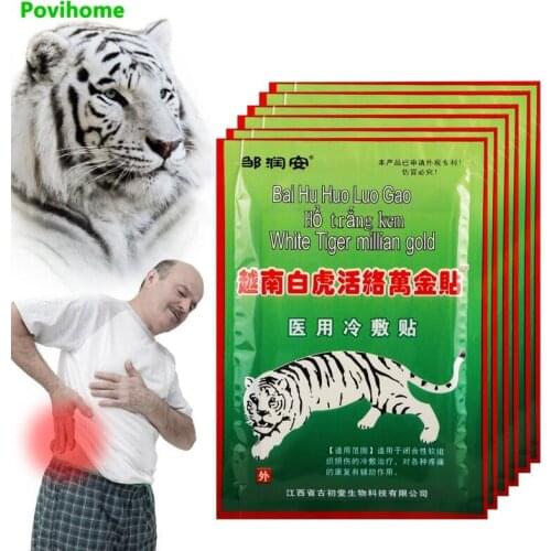 40pcs Pain Relief Medical Plasters Chinese Pain Tiger Blam Relieve Muscle Joint Arthritis Effective Relief Rheumatism Herbals