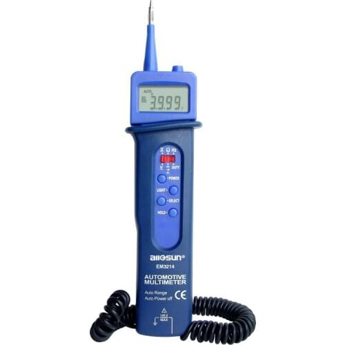 All-sun EM3214 Pen style automotive multimeter car application Voltage DC/AC digital multimeter frequency tester